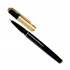 Ball Pen With Golden Trims Black